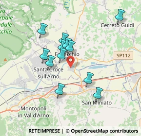 Mappa Via del Biancospino, 50054 Fucecchio FI, Italia (3.195)