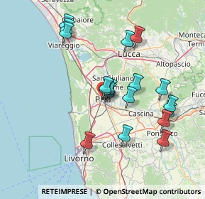 Mappa Via dei Facchini, 56125 Pisa PI, Italia (14.44833)