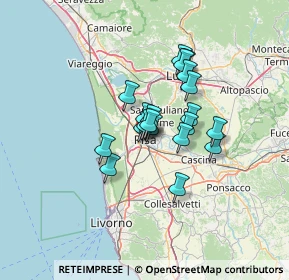 Mappa Via dei Facchini, 56125 Pisa PI, Italia (9.0325)