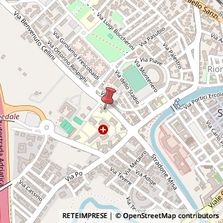 Mappa Via B. Cellini, 9/B, 60019 Senigallia, Ancona (Marche)