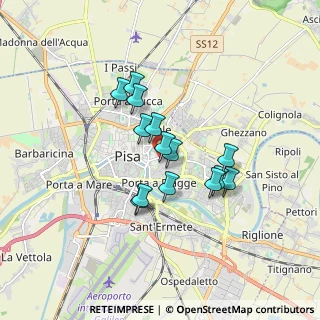 Mappa Via Vincenzo Gioberti, 56127 Pisa PI, Italia (1.33429)