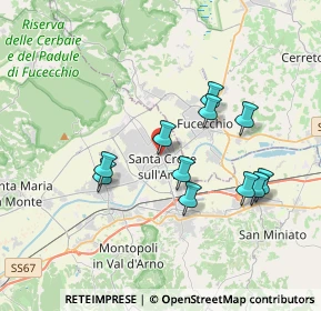 Mappa Via Elsa Morante, 56029 Santa Croce sull'Arno PI, Italia (3.39091)