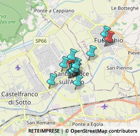 Mappa Via Elsa Morante, 56029 Santa Croce sull'Arno PI, Italia (1.08929)