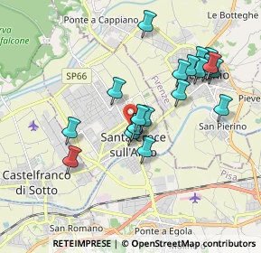 Mappa Via Elsa Morante, 56029 Santa Croce sull'Arno PI, Italia (1.7605)