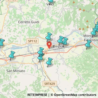 Mappa Via della Cooperazione, 50053 Empoli FI, Italia (5.46462)