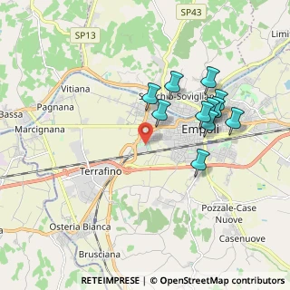 Mappa Via della Cooperazione, 50053 Empoli FI, Italia (1.79909)
