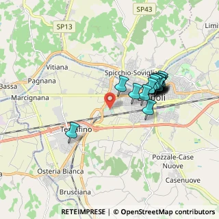 Mappa Via della Cooperazione, 50053 Empoli FI, Italia (1.70611)