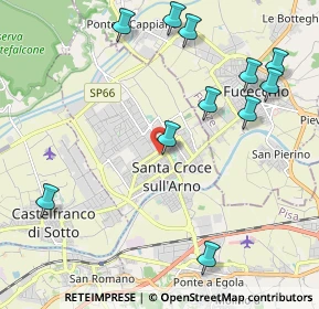 Mappa Piazza Padre Pio, 56029 Santa Croce sull'Arno PI, Italia (2.52)