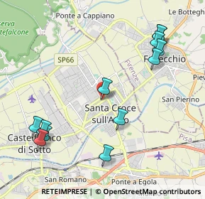 Mappa Piazza Padre Pio, 56029 Santa Croce sull'Arno PI, Italia (2.46667)
