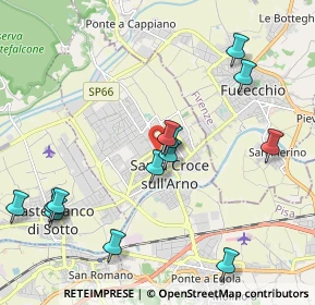Mappa Piazza Padre Pio, 56029 Santa Croce sull'Arno PI, Italia (2.35385)