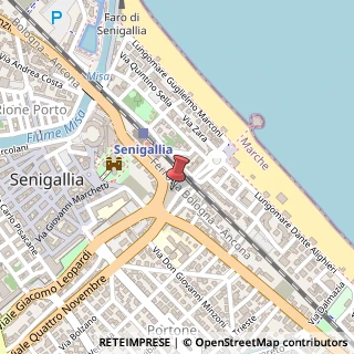 Mappa Viale Punto Bon?pera, 32, 60019 Senigallia, Ancona (Marche)