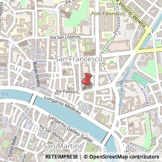 Mappa Via Giuseppe Giusti, 22, 56127 Pisa, Pisa (Toscana)