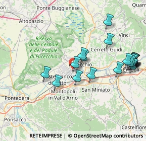 Mappa Via Sibilla Aleramo, 56029 Santa Croce sull'Arno PI, Italia (8.97)