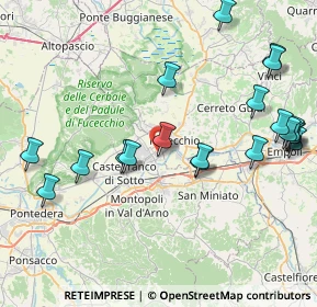 Mappa Via Sibilla Aleramo, 56029 Santa Croce sull'Arno PI, Italia (9.749)