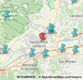 Mappa Via Sibilla Aleramo, 56029 Santa Croce sull'Arno PI, Italia (4.93545)