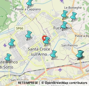 Mappa Via Sibilla Aleramo, 56029 Santa Croce sull'Arno PI, Italia (2.6525)