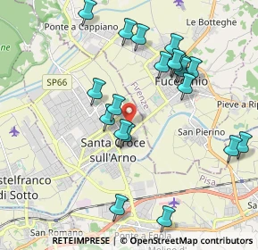 Mappa Via Sibilla Aleramo, 56029 Santa Croce sull'Arno PI, Italia (2.072)