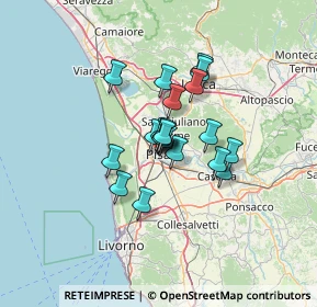 Mappa Borgo Stretto, 56127 Pisa PI, Italia (8.62)