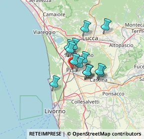 Mappa Via Borgo Stretto, 56127 Pisa PI, Italia (8.79714)