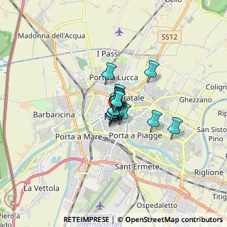 Mappa Via Borgo Stretto, 56127 Pisa PI, Italia (0.65313)