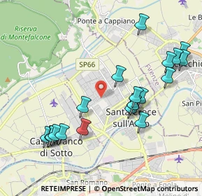Mappa Via I Settembre, 56029 Santa Croce sull'Arno PI, Italia (2.221)