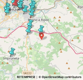 Mappa Via di Balatro, 50012 Bagno a Ripoli FI, Italia (6.6365)