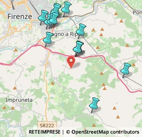 Mappa Via di Balatro, 50012 Bagno a Ripoli FI, Italia (4.40214)