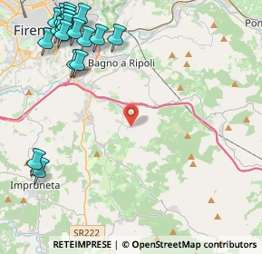 Mappa Via di Balatro, 50012 Bagno a Ripoli FI, Italia (6.347)