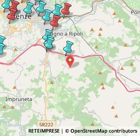 Mappa Via di Balatro, 50012 Bagno a Ripoli FI, Italia (6.756)