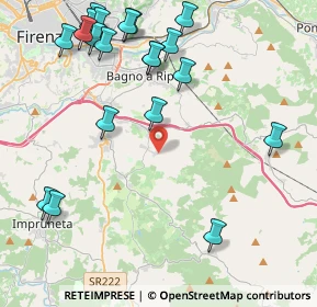 Mappa Via di Balatro, 50012 Bagno a Ripoli FI, Italia (5.3415)