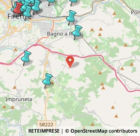 Mappa Via di Balatro, 50012 Bagno a Ripoli FI, Italia (7.3)