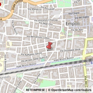 Mappa Via Raffaello Sanzio,  16, 50124 Empoli, Firenze (Toscana)