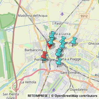 Mappa Largo Padre Renzo Spadoni, 56126 Pisa PI, Italia (1.04333)