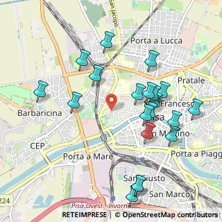 Mappa Largo Padre Renzo Spadoni, 56126 Pisa PI, Italia (1.1005)