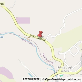 Mappa Via Gioacchino Rossini, 49, 61030 Montefelcino, Pesaro e Urbino (Marche)