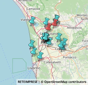 Mappa Lungarno Antonio Pacinotti, 56125 Pisa PI, Italia (8.632)