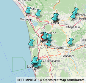Mappa Lungarno Antonio Pacinotti, 56125 Pisa PI, Italia (15.2285)