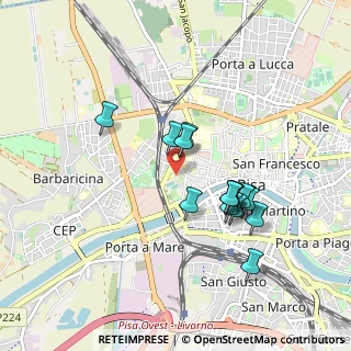 Mappa Via Pietro da Pisa, 56126 Pisa PI, Italia (0.81643)