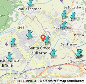 Mappa Via XI Febbraio, 56029 Santa Croce sull'Arno PI, Italia (2.6875)