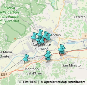 Mappa Via XI Febbraio, 56029 Santa Croce sull'Arno PI, Italia (2.28083)