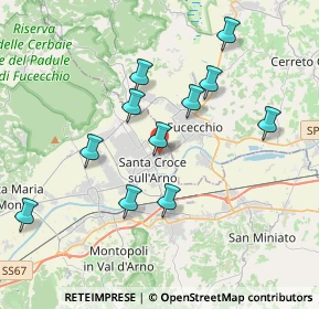 Mappa Via XI Febbraio, 56029 Santa Croce sull'Arno PI, Italia (3.76)