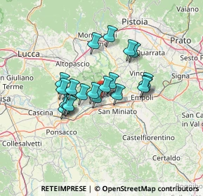 Mappa Via XI Febbraio, 56029 Santa Croce sull'Arno PI, Italia (10.4935)