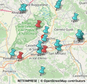 Mappa Via XI Febbraio, 56029 Santa Croce sull'Arno PI, Italia (9.388)