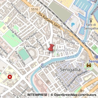 Mappa Largo Arrigo Boito, 4, 60019 Senigallia, Ancona (Marche)