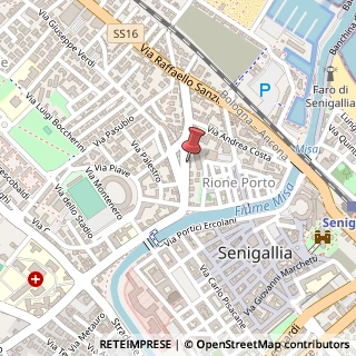 Mappa Via Annibal Caro, 24, 60019 Senigallia, Ancona (Marche)