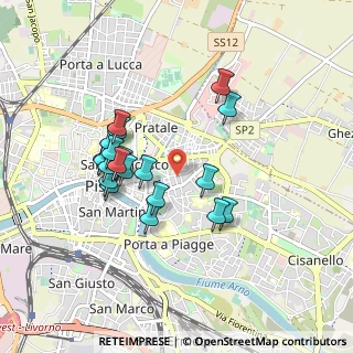 Mappa Via Lorenzo Mossa, 56127 Pisa PI, Italia (0.826)