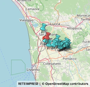 Mappa Via Lorenzo Mossa, 56127 Pisa PI, Italia (9.96611)