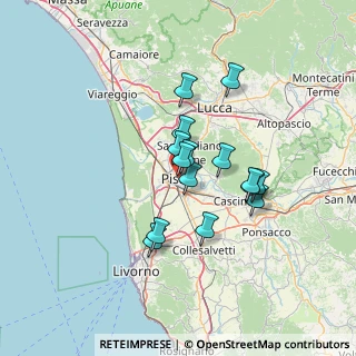 Mappa Via Lorenzo Mossa, 56127 Pisa PI, Italia (10.75067)