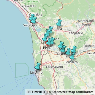 Mappa Via Lorenzo Mossa, 56127 Pisa PI, Italia (12.96063)