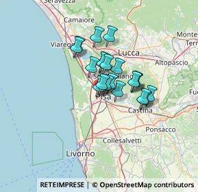 Mappa Piazzale dello Sport, 56122 Pisa PI, Italia (9.053)